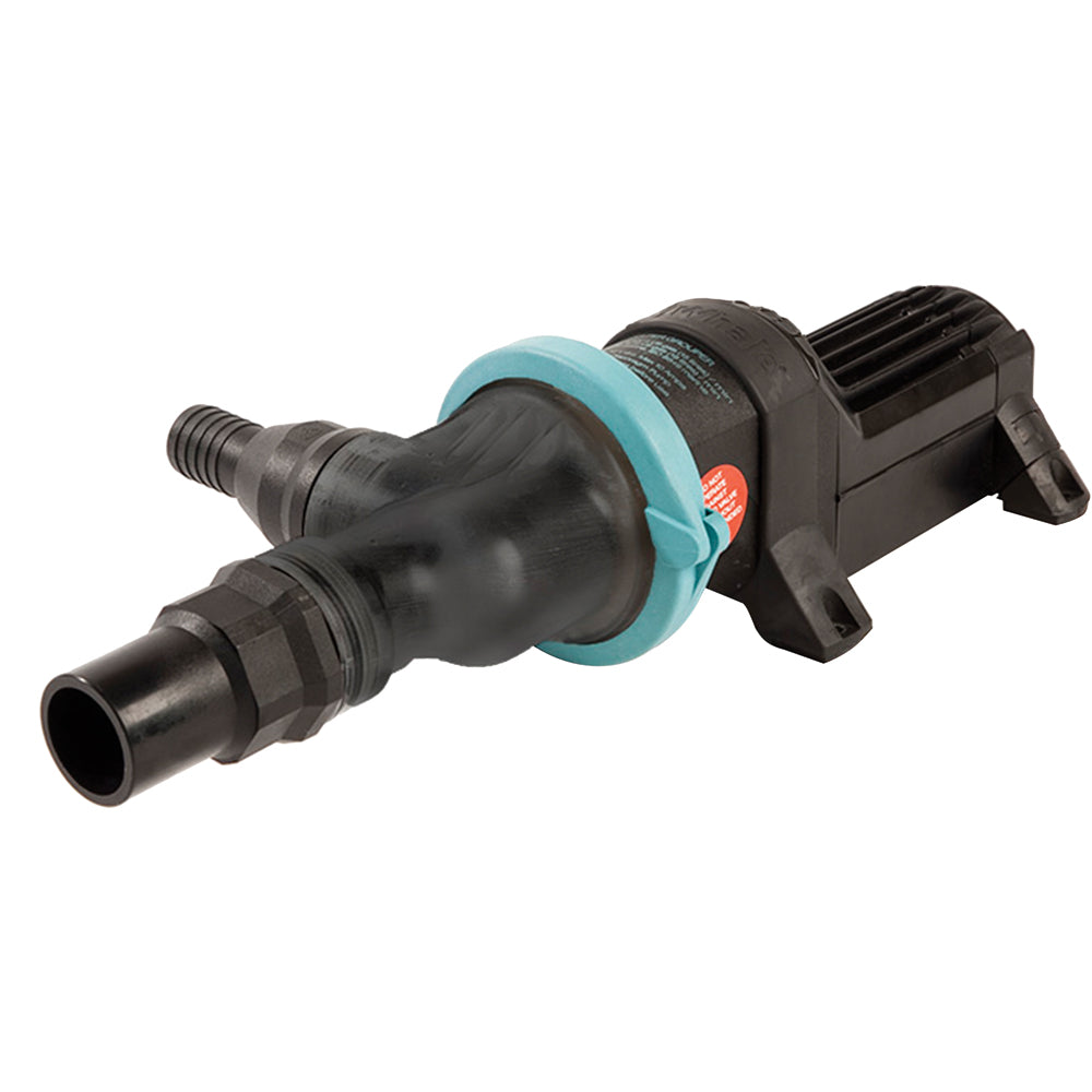 Whale Gulper Grouper Mk3 FishboxWaste Pump w90 Degree Ports 12V BP4772